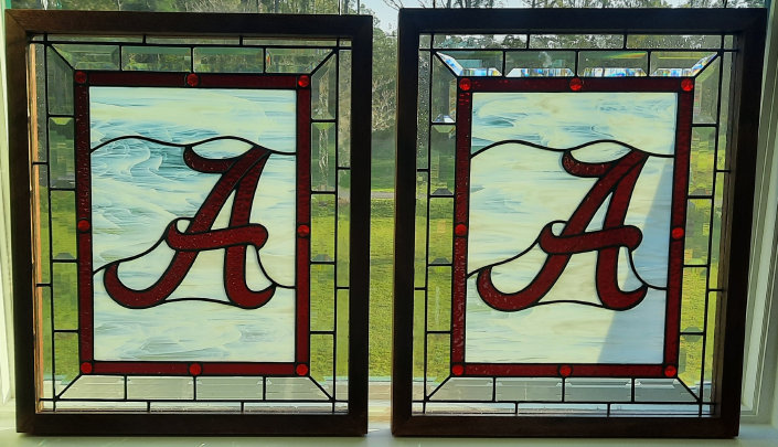 Alabama A stained glass windows