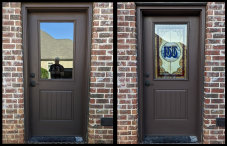 Garage Door Window - before and after