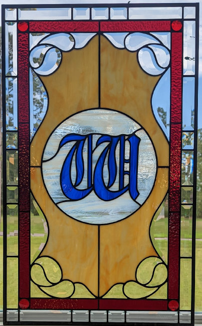 Garage Door Window Stained Glass