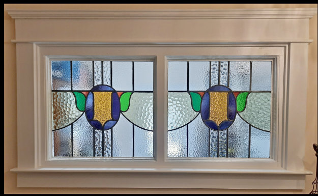 Edwardian Period Stained Glass Window