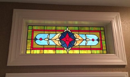 Lauren's Transom - after installation