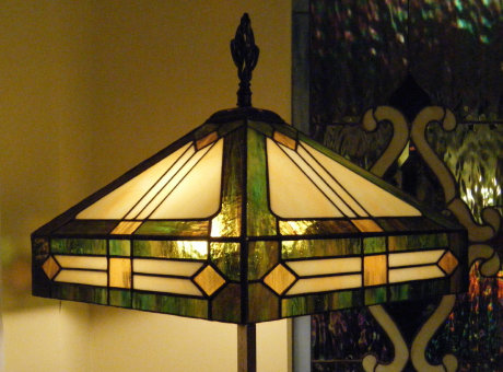 Princess Diaries Stained Glass Lamp