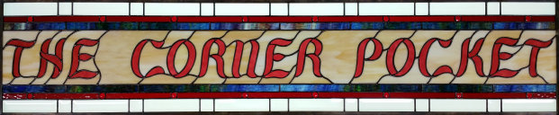 Rocky's Transom - Finished - lit with fluorescent light 