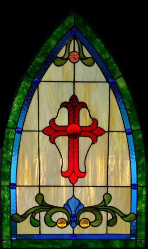Stained Glass Gothic Arch