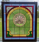 Victorian Shell Stained Glass