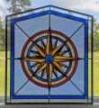 Billy's Compass Rose Stained Glass