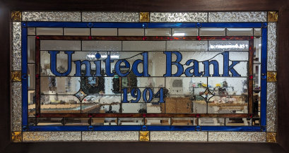 United Bank Window - in my workshop