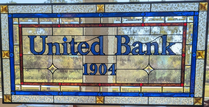 United Bank Stained Glass Window