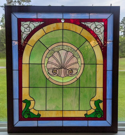 Victorian Shell Stained Glass